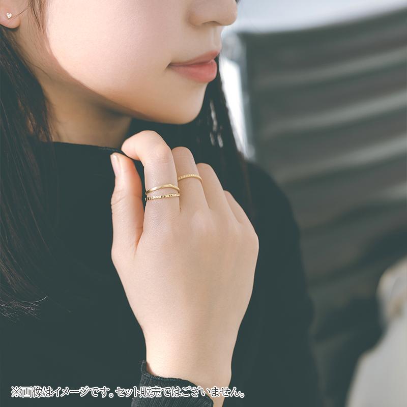 ♣シンプルK18リング Jewel closet by L&Co. 指輪 18金 K18 30代 40代 50代 シンプル リング