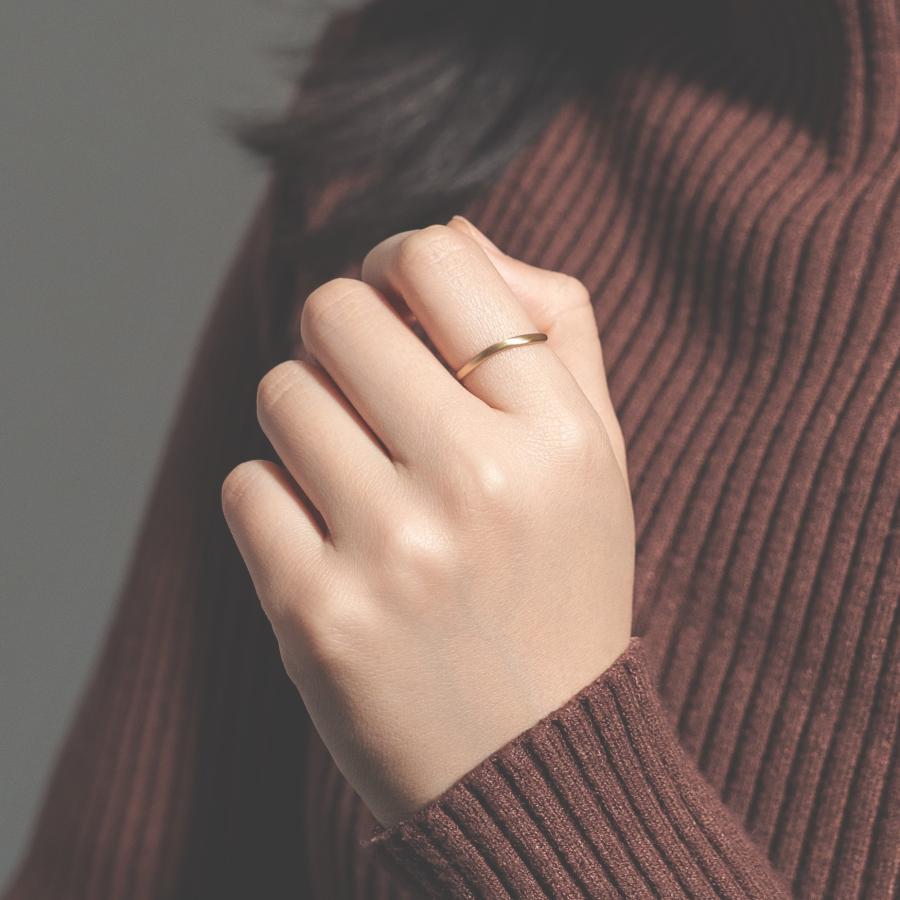 K18シンプルリング　540K2508 Jewel closet by L&Co. 指輪 18金 K18 30代 40代 50代 シンプル リング