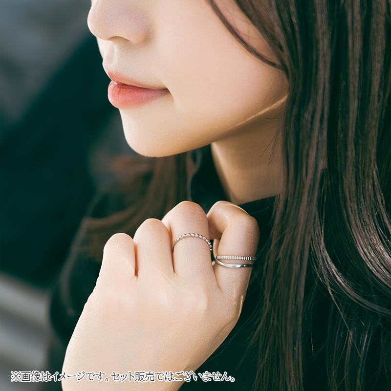 指輪 プラチナ Pt900 30代 40代 50代 シンプル リング レディース メンズ ユニセックス 地金 シルバー ミル L&Co. エルアンドコーの画像