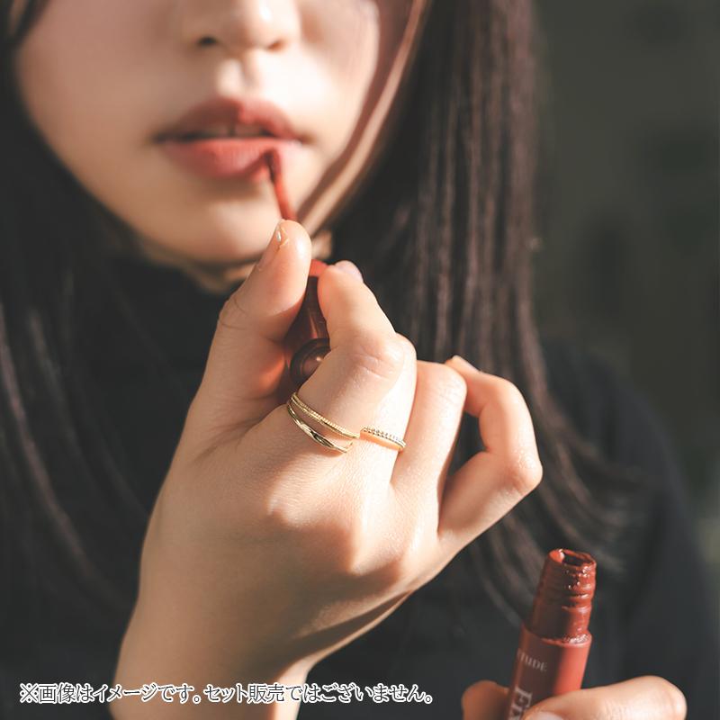 指輪 18金 K18 30代 40代 50代 シンプル リング レディース メンズ ユニセックス 地金 ゴールド ミル L&Co. エルアンドコーの画像