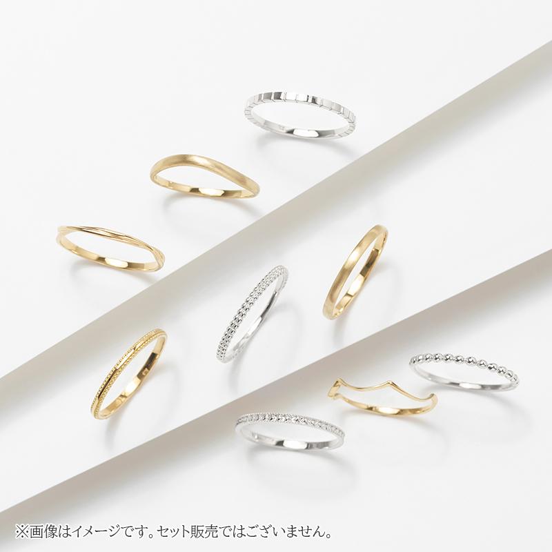指輪 プラチナ Pt900 30代 40代 50代 シンプル リング レディース メンズ ユニセックス 地金 シルバー ミル L&Co. エルアンドコーの画像