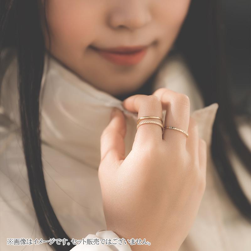 指輪 18金 K18 30代 40代 50代 シンプル リング レディース メンズ ユニセックス 地金 ゴールド L&Co.（エルアンドコー）の画像