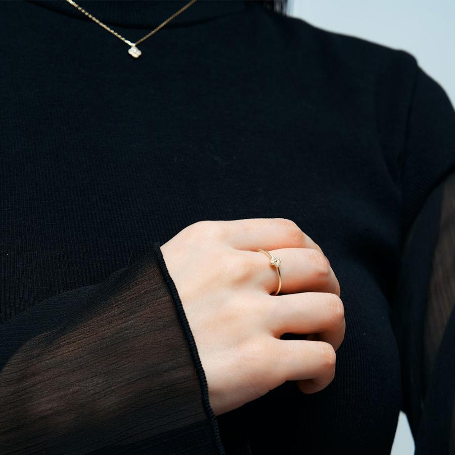 Jewel closet by L&Co. リング ダイヤモンド 0.05ct K10 10金 花