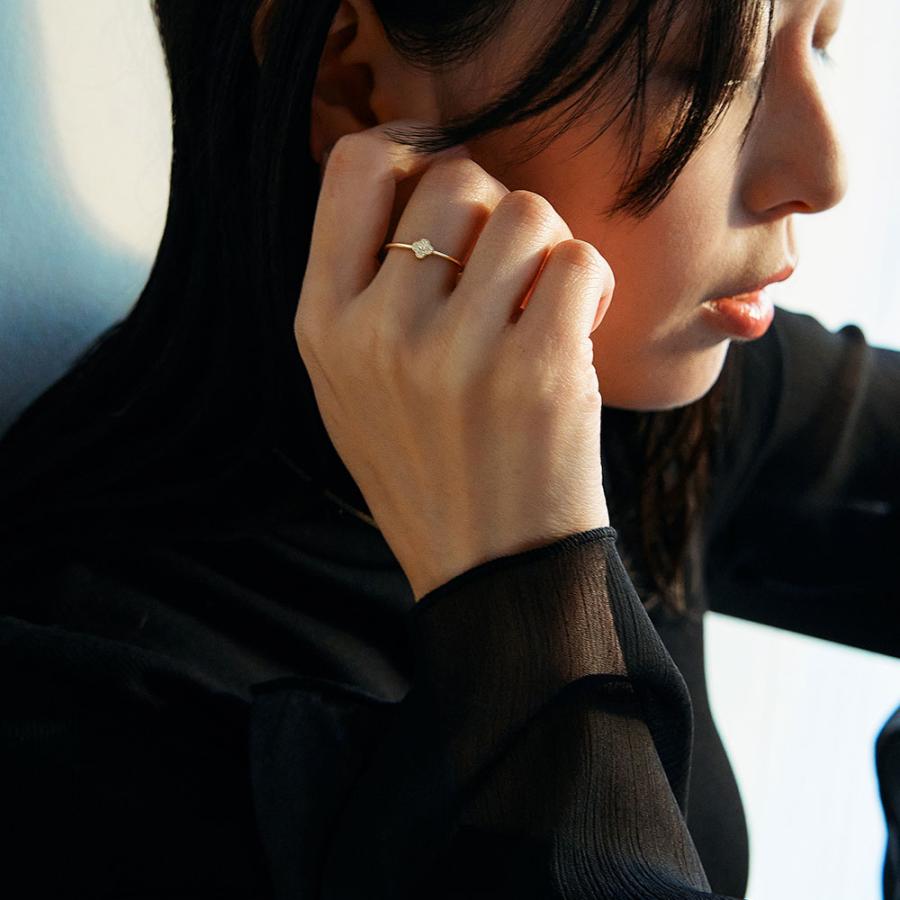 Jewel closet by L&Co. リング ダイヤモンド 0.05ct K10 10金 花