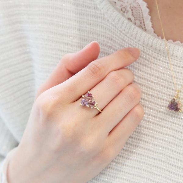 Jewel closet by L&Co. リング 指輪 レディース 18金 K18 ピンク Jewel closet by L&Co. リング 指輪 レディース 18金 K18 ピンク
