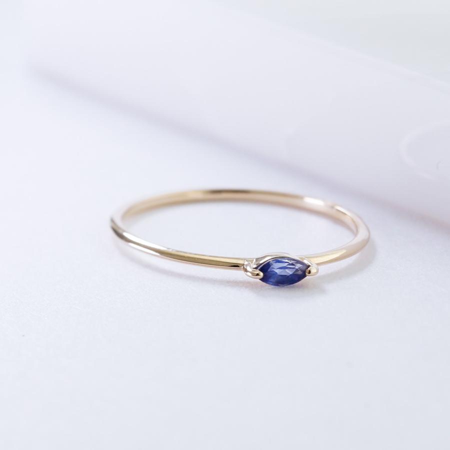 Jewel closet by L&Co. 10金 リング 指輪 9月 サファイア K10 天然石