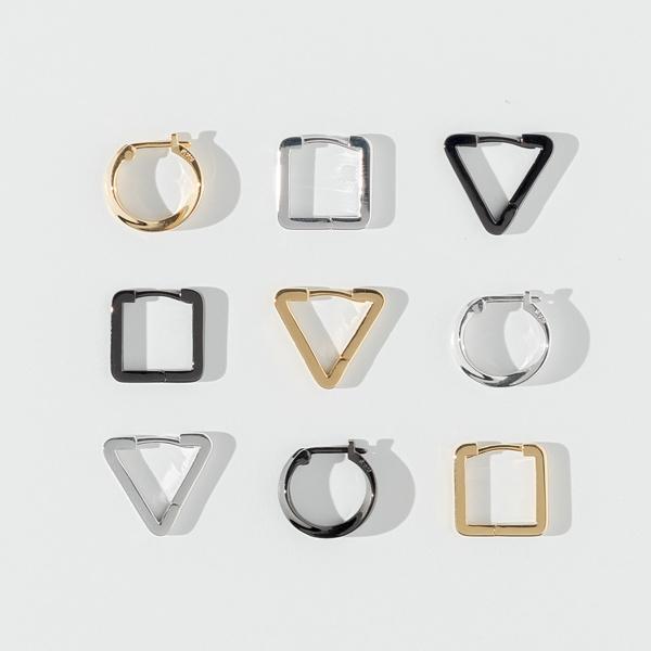 Jewel closet by L&Co. ピアス メンズ レディース フープ つけっぱなし