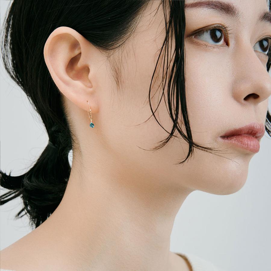 Jewel closet by L&Co. ピアス レディース カラーストーン K10 10金