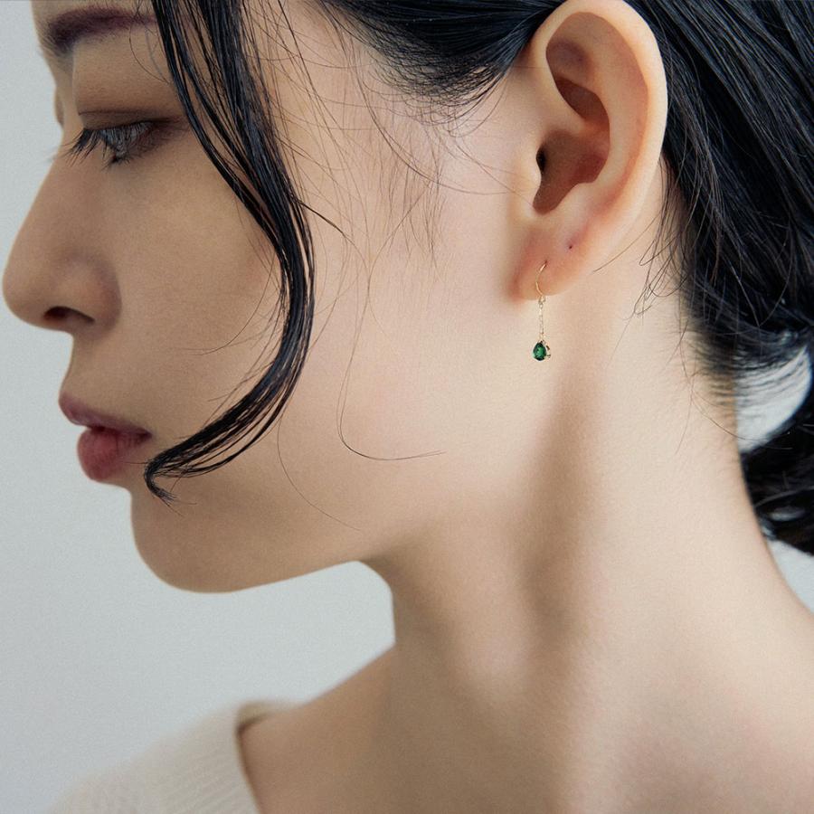 Jewel closet by L&Co. ピアス レディース カラーストーン K10 10金