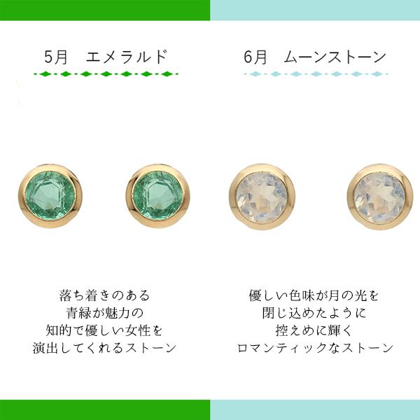 ピアス レディース 誕生石 3月 バースデー アクアマリン K10 10金 藍玉 水色 誕生日プレゼント 小さめ L&Co.（エルアンドコー）の画像