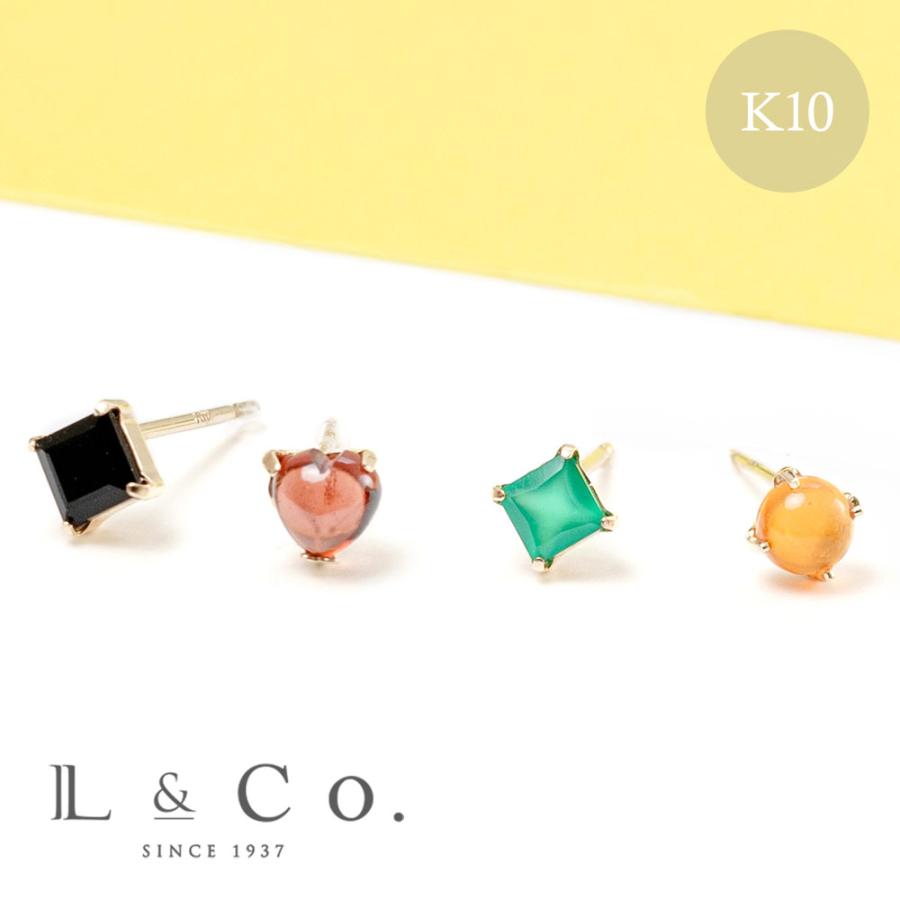 Jewel closet by L&Co. ピアス レディース 10金 k10 スタッドピアス 