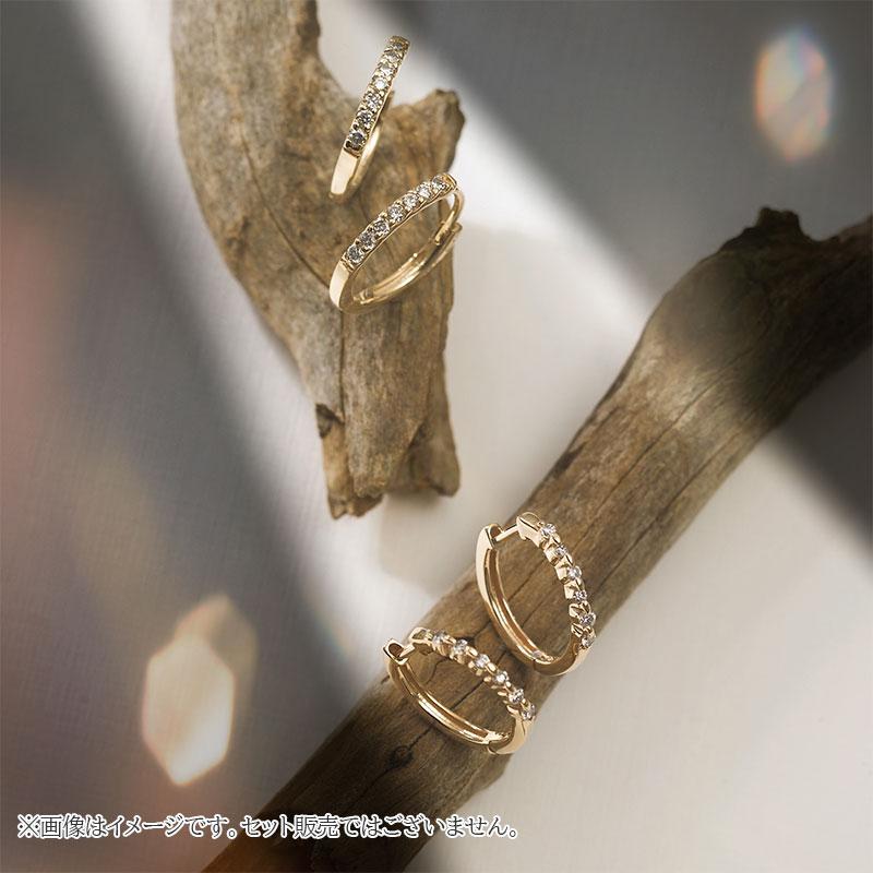 Jewel closet by L&Co. ピアス レディース メンズ フープピアス K10 10