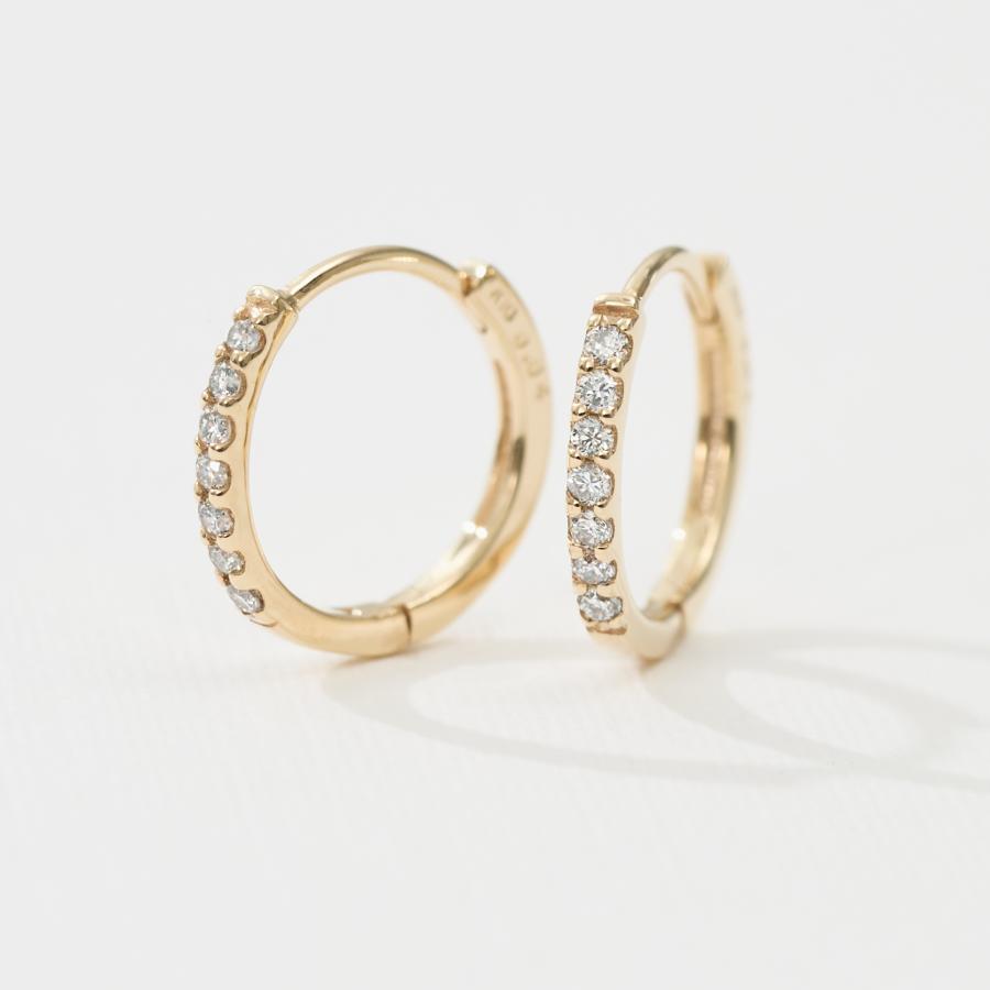 Jewel closet by L&Co. ピアス レディース メンズ フープピアス K10 10