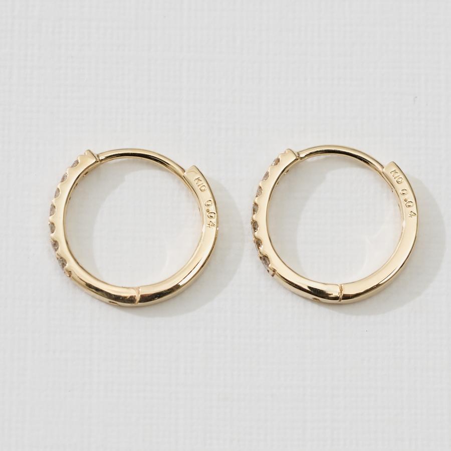 Jewel closet by L&Co. ピアス レディース メンズ フープピアス K10 10