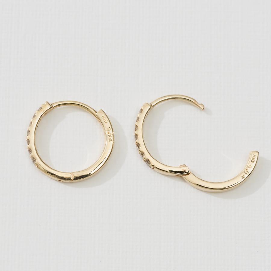 Jewel closet by L&Co. ピアス レディース メンズ フープピアス K10 10