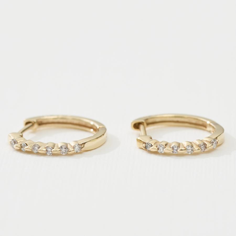 Jewel closet by L&Co. ピアス レディース メンズ フープピアス K10 10