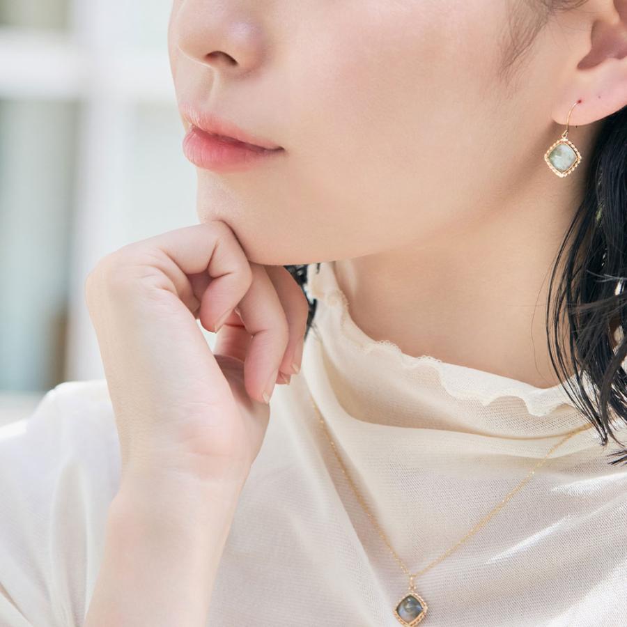 Jewel closet by L&Co. ピアス レディース カラーストーン K10 10金 