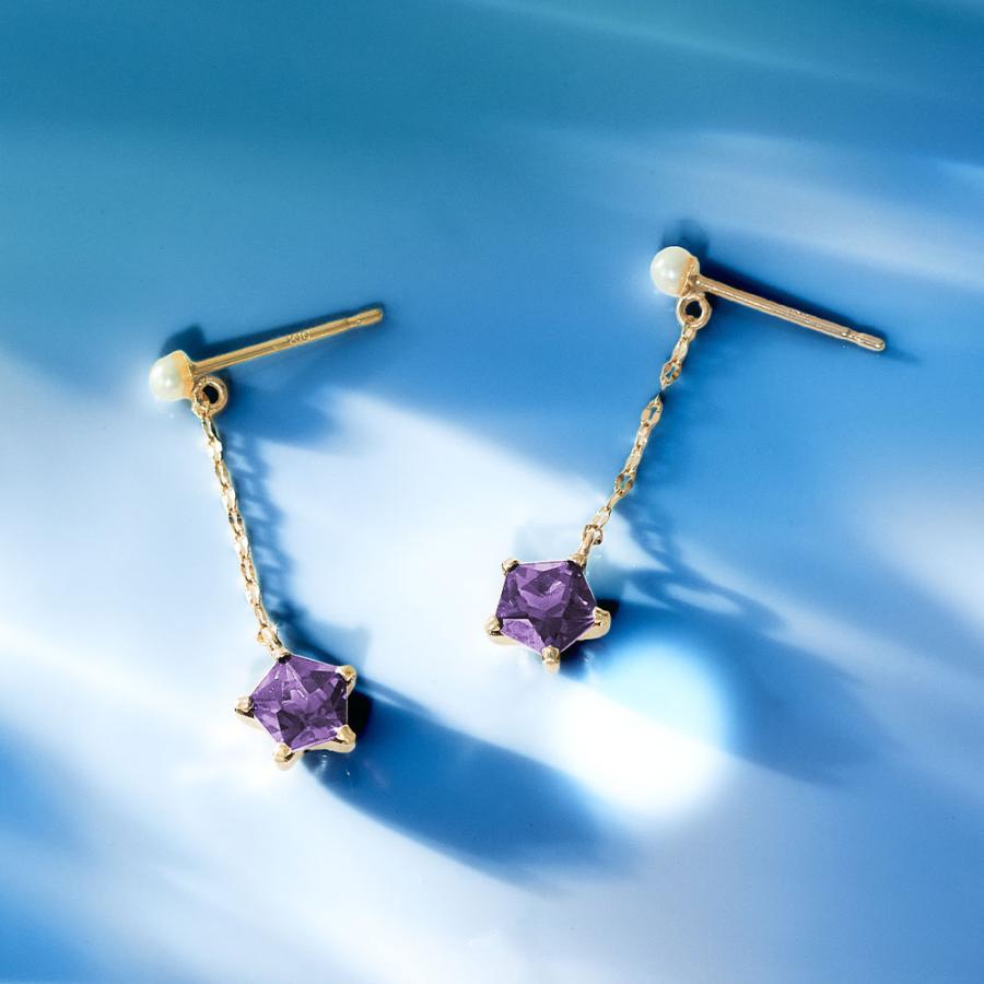 楽天市場】【倉庫発送】K10PG クラブ ピアス ガーネット カニ スタッド