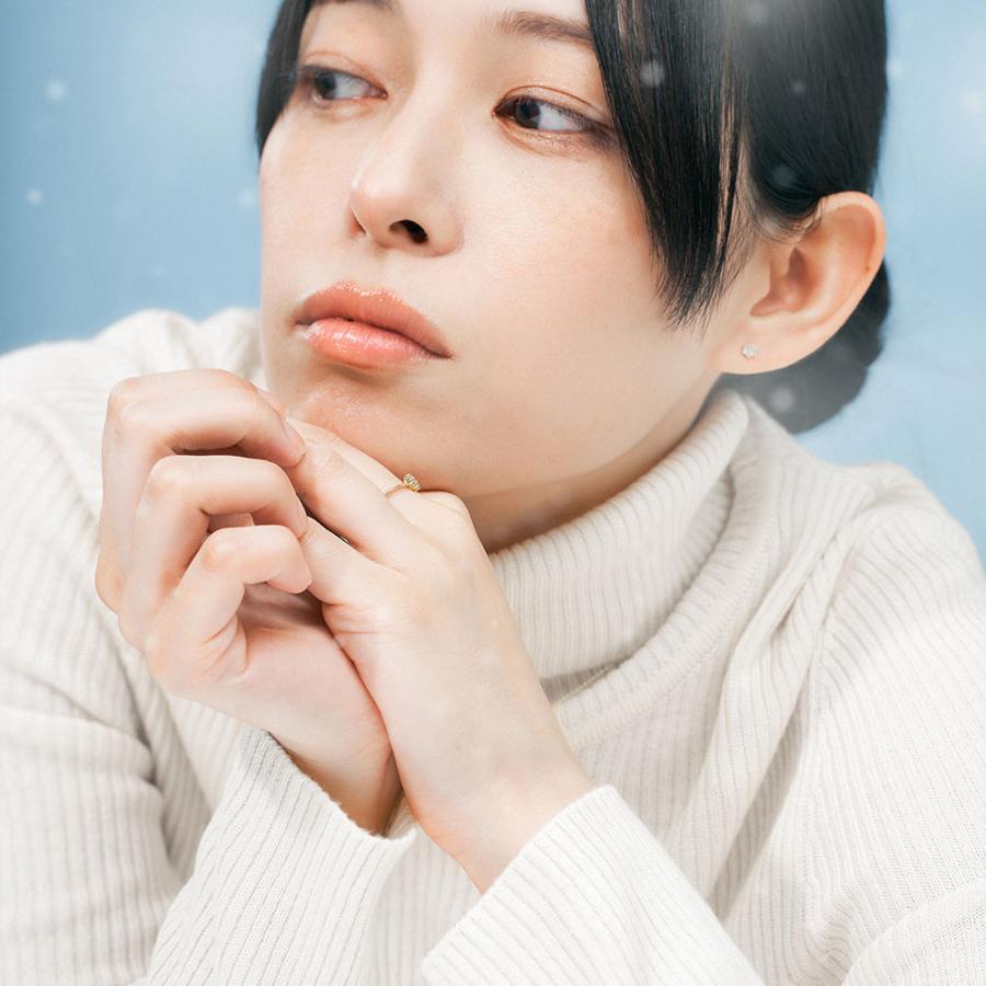 レディース ネックレス ピアス K10 10金 イエローゴールド ダイヤモンド 0.04ct 合計0.08ct プレゼント L&Co. エルアンドコーの画像