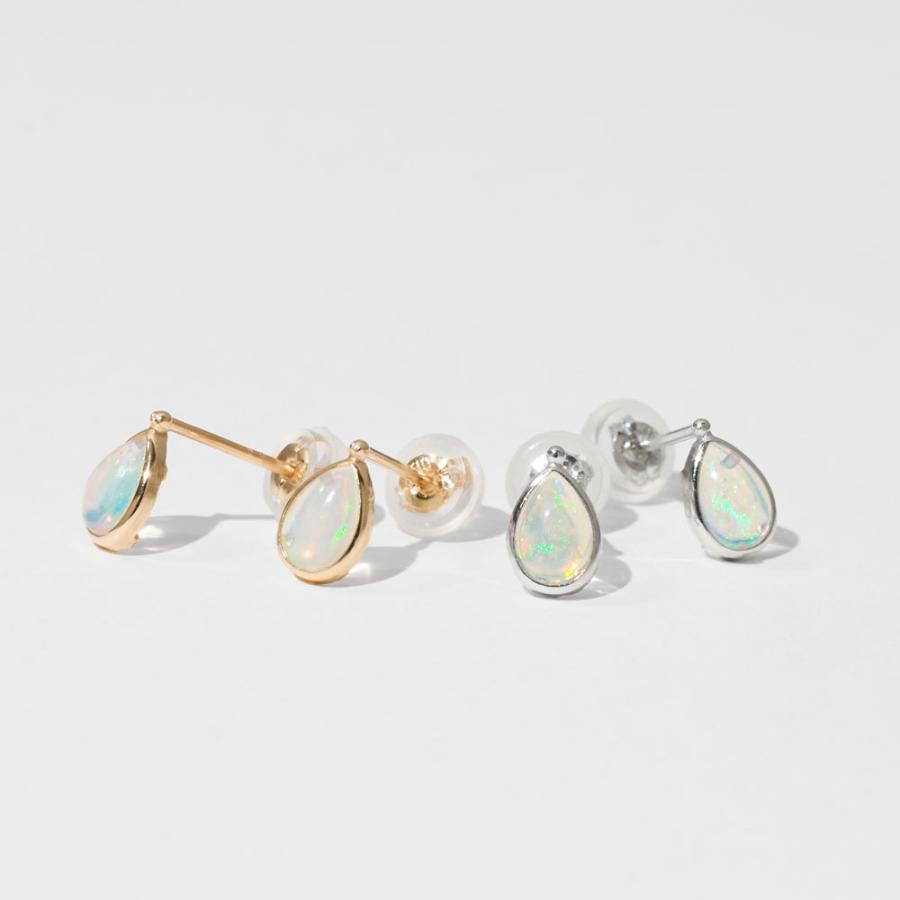 Jewel closet by L&Co. ピアス レディース オパール K10 10金 ドロップ