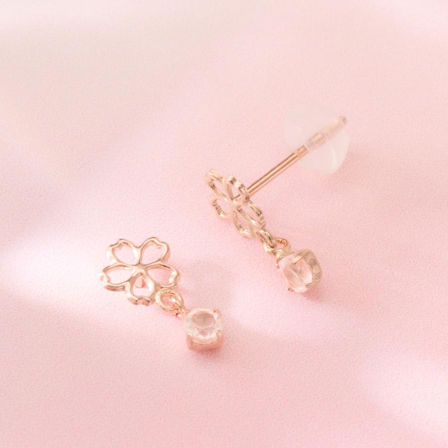 Jewel closet by L&Co. ピアス レディース 10金 K10 ローズ Jewel closet by L&Co. ピアス レディース 10金 K10 ローズ