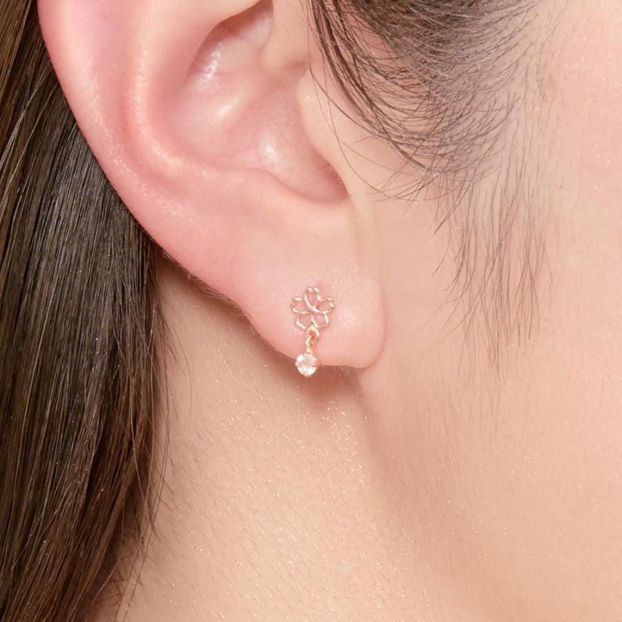 Jewel closet by L&Co. ピアス レディース 10金 K10 ローズ Jewel closet by L&Co. ピアス レディース 10金 K10 ローズ