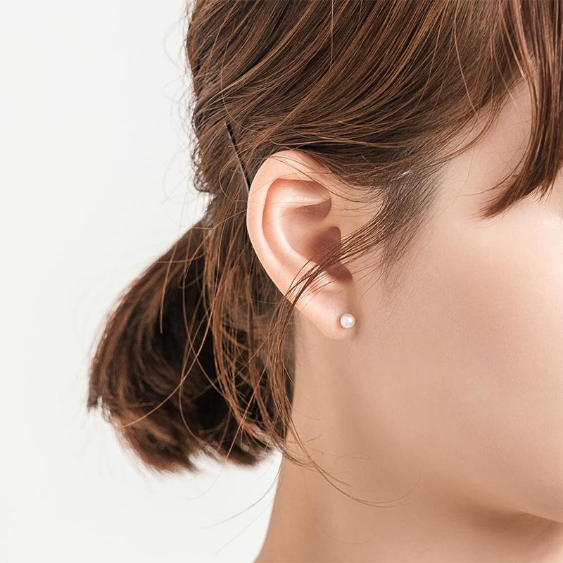 Jewel closet by L&Co. パール ピアス レディース アコヤ真珠 一粒 4mm 