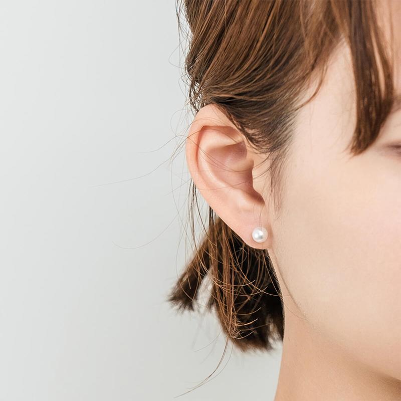 Jewel closet by L&Co. パール ピアス レディース アコヤ真珠 一粒 6mm