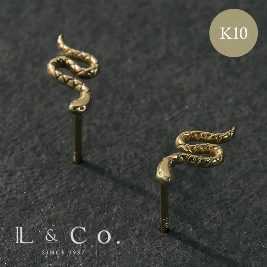 Jewel closet by L&Co. ピアス メンズ レディース K10 10金 イエロー