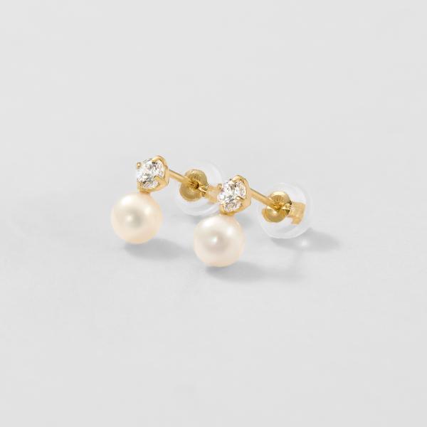 Jewel closet by L&Co. K10 ピアス 淡水パール パール 真珠 大人