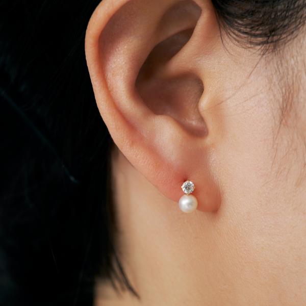 Jewel closet by L&Co. K10 ピアス 淡水パール パール 真珠 大人