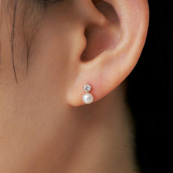 Jewel closet by L&Co. K10 ピアス 淡水パール パール 真珠 大人