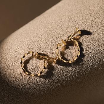 Jewel closet by L&Co. フープ イヤリング ネジ式 レディース Jewel closet by L&Co. フープ イヤリング ネジ式 レディース