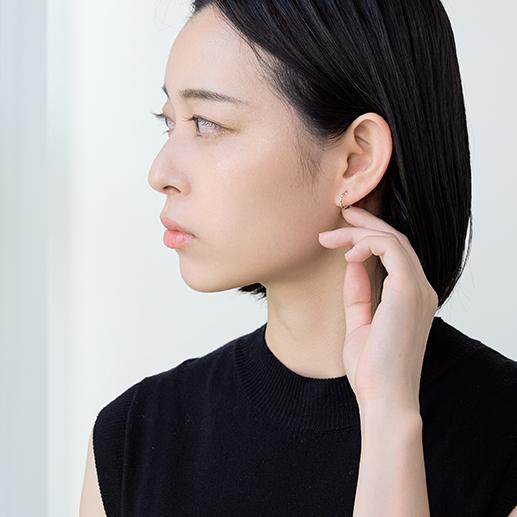 Jewel closet by L&Co. フープ イヤリング ネジ式 レディース メンズ