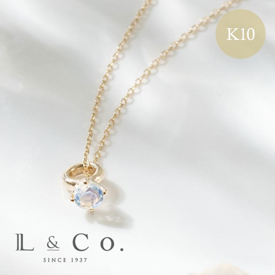 Jewel closet by L&Co. ベビーリング 誕生石 ムーンストーン 6月