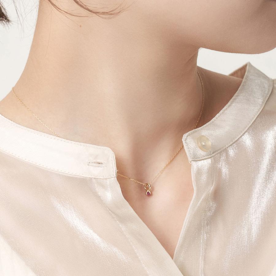 Jewel closet by L&Co. ベビーリング 誕生石 ルビー 7月 ペンダント