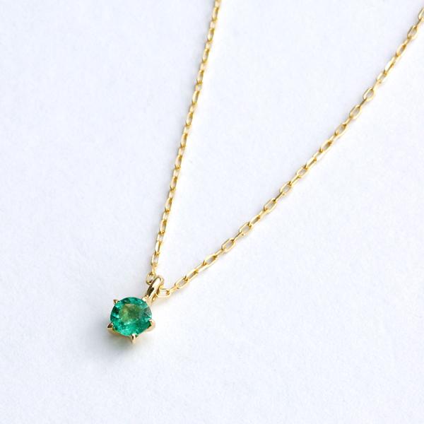 Jewel closet by L&Co. 誕生石 5月 バースデー エメラルド K10 スター