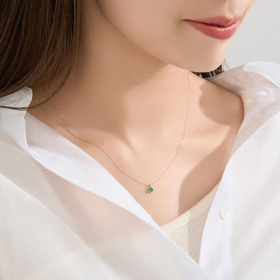Jewel closet by L&Co. 誕生石 5月 バースデー エメラルド K10 スター