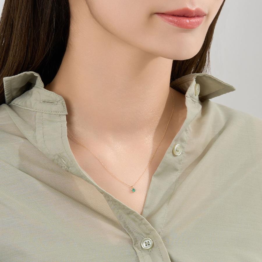 Jewel closet by L&Co. 誕生石 5月 バースデー エメラルド K10 スター