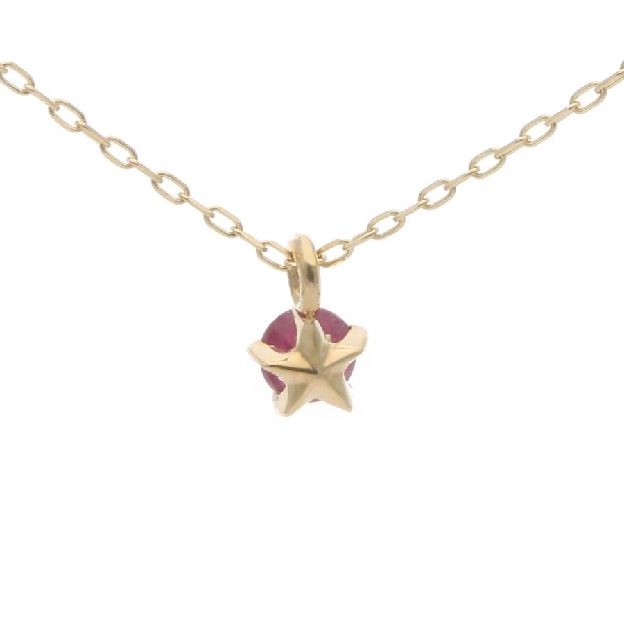 Jewel closet by L&Co. 誕生石 7月 バースデー ルビー K10 スター
