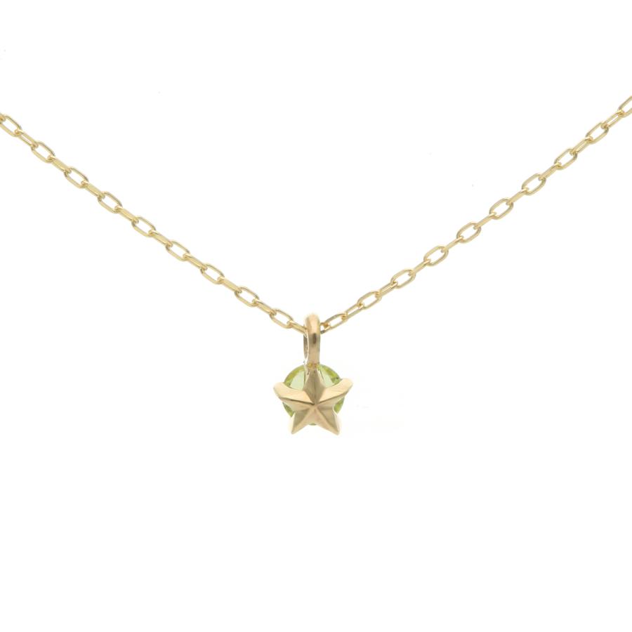 Jewel closet by L&Co. 誕生石 8月 バースデー ペリドット K10 スター 