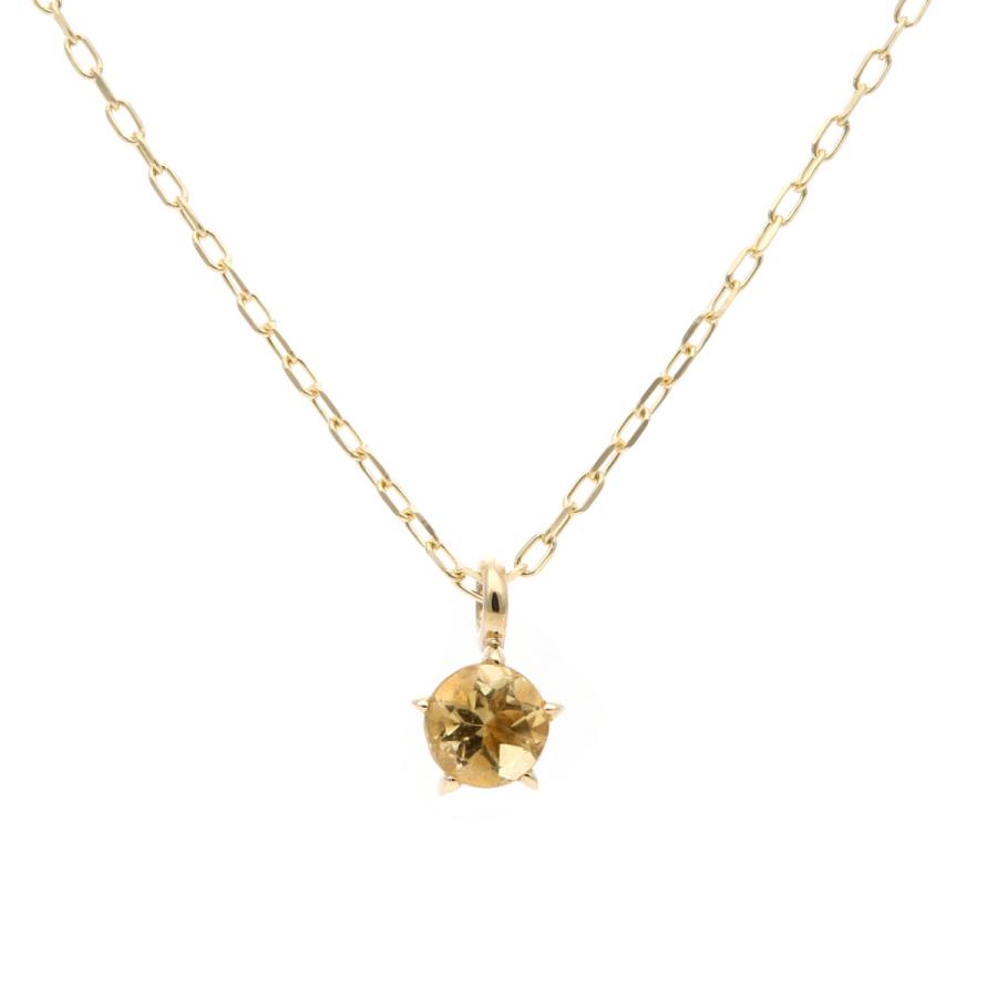 Jewel closet by L&Co. 誕生石 11月 バースデー シトリン K10 スター