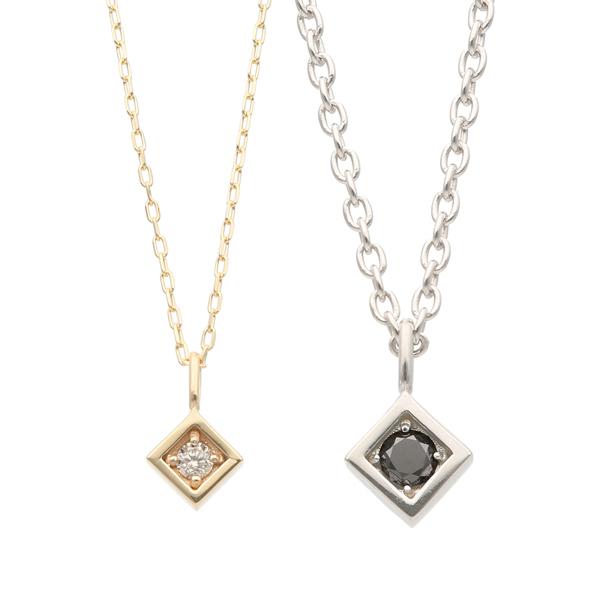 4℃ ペアネックレス ケース付き　レディース版 ディズニー チップ&デール / シルバー ペア ネックレス DI