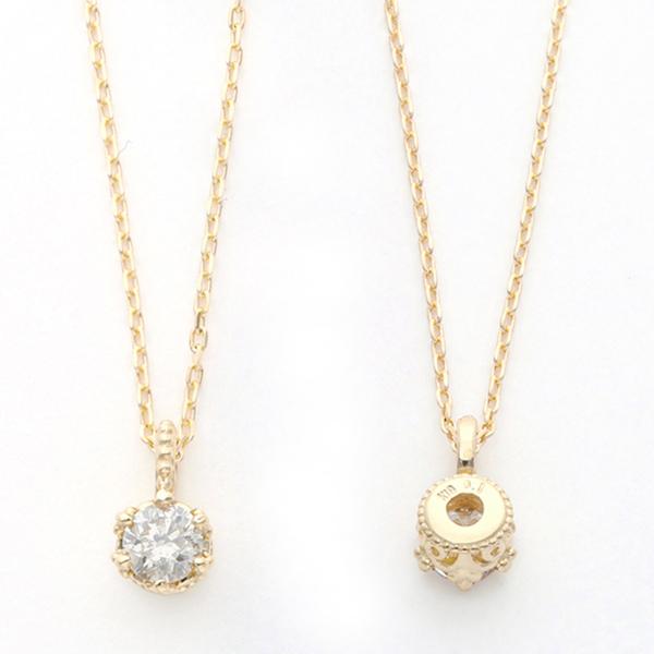 Jewel closet by L&Co. ネックレス レディース ダイヤモンド0.1 