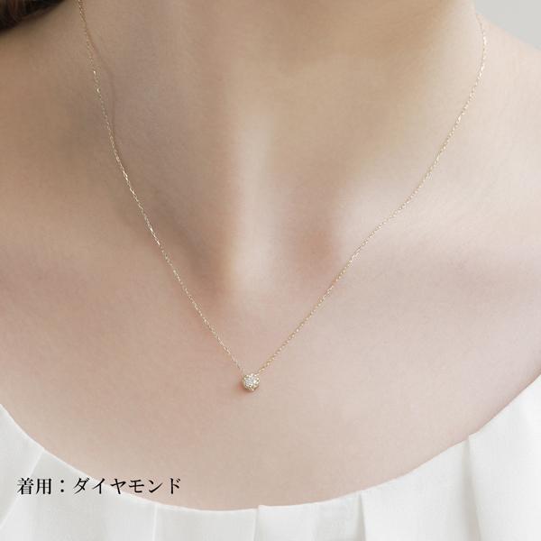 ネックレス レディース 誕生石 2月 アメジスト バースデー 一粒 1石 10金 10K ペンダント プレゼント ギフト L&Co. エルアンドコーの画像