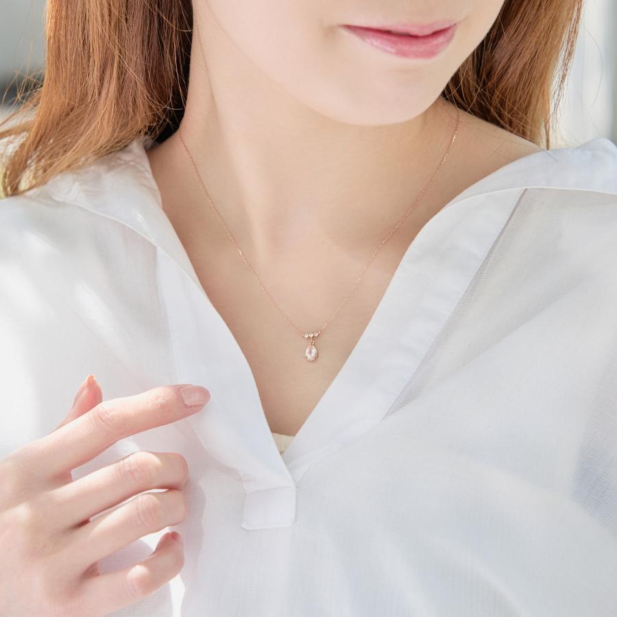 Jewel closet by L&Co. ネックレス レディース 10金 K10 ローズ