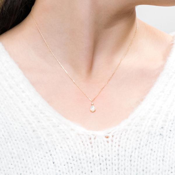 Jewel closet by L&Co. ネックレス レディース オパール アイオライト