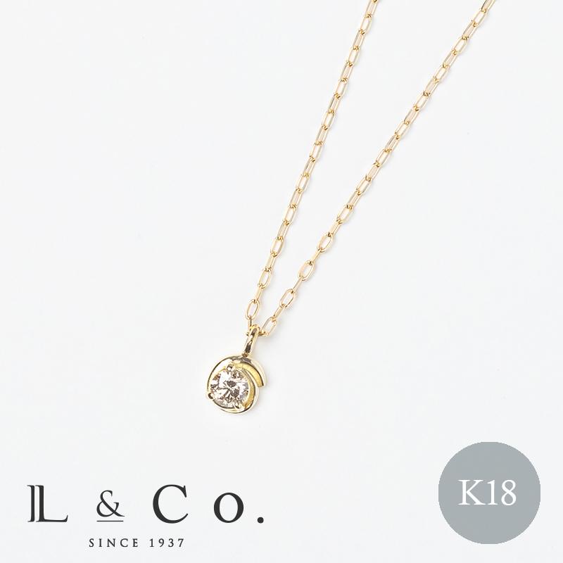 シルバーグレー サイズ Jewel closet by L&Co. K18 1粒ダイヤモンド