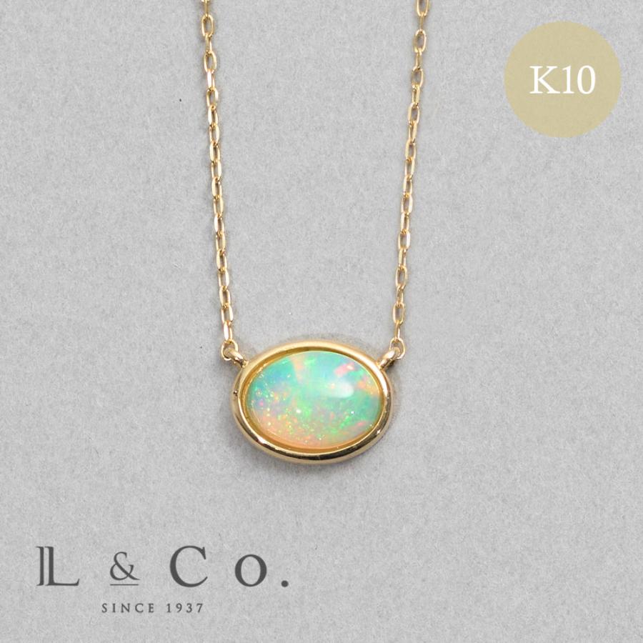 Jewel closet by L&Co. ネックレス レディース オパール K10 10 Jewel closet by L&Co. ネックレス レディース オパール K10 10