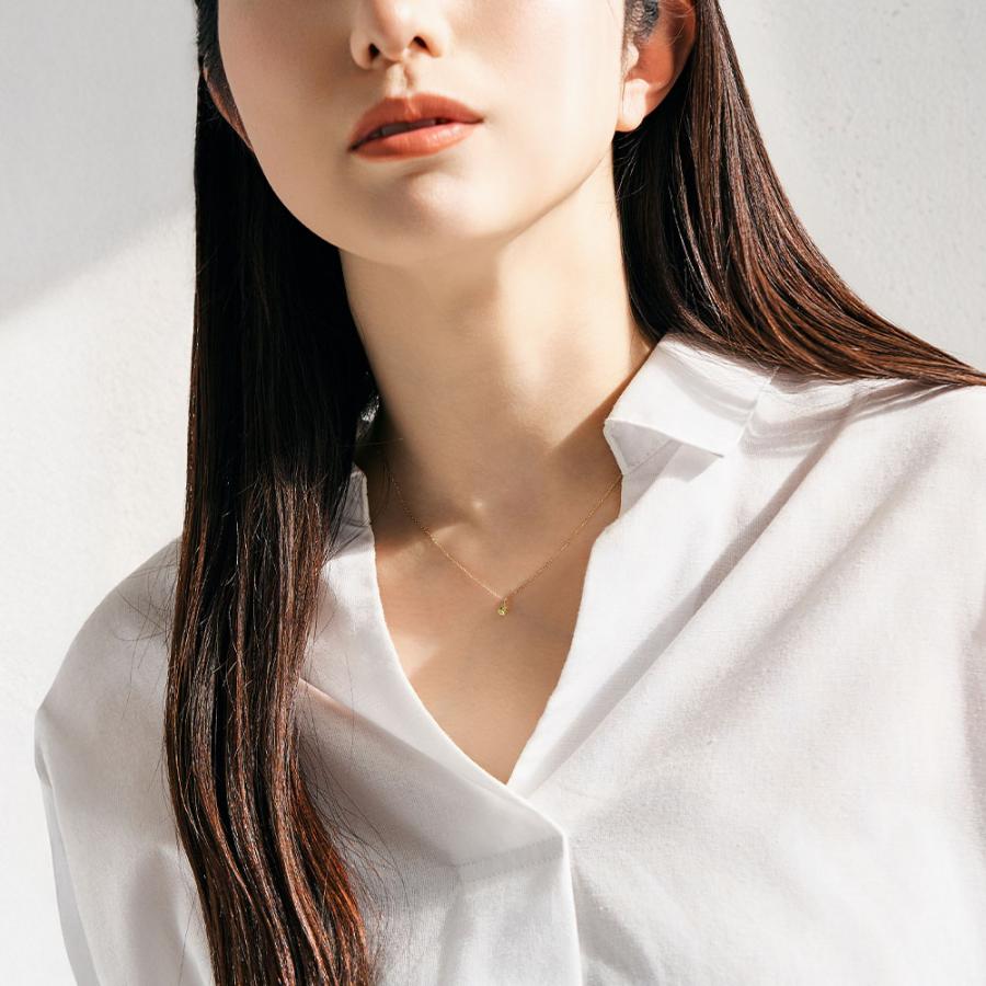 Jewel closet by L&Co. 誕生石 ネックレス 8月 ペリドット 10金 K10